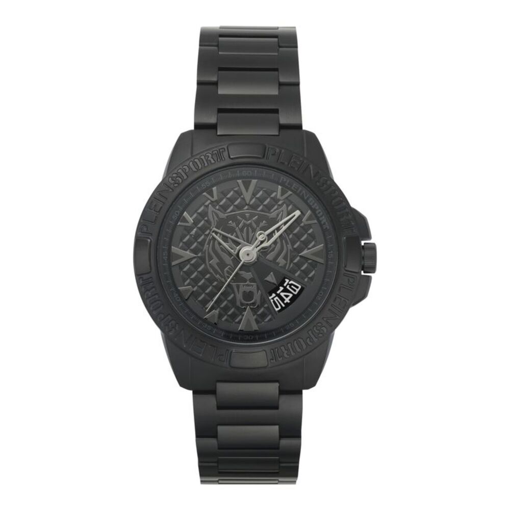 Plein Sport Touchdown Bracelet Watch Black Mens